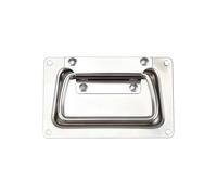 Poignée de traction pour de, 120 INLINE | de prépercée, structure de traction à ressort, quincaillerie pour ouvrir une armoire ou des
