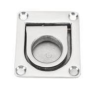 Poignée de Traction pour Trappe Affleurante en Acier Inoxydable, 67mm X 56mm, Poignée de Levage Encastrée pour Pont de Bateau et Meubles de Maison