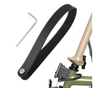 Poignée de traction pour vélo, poche amovible, anneau de tirage facile à dégagement rapide - Cadre anti-rayures pour une adaptation stable - Porte-guidon pliable pour homme et femme
