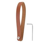 Poignée de traction - Sac de tête de vélo | Anneau d'extension rapide anti-rayures | Porte-guidon pliable, poignée en cuir à dégagement rapide avec clé, pour homme et femme, cyclisme, rangement