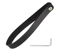 Poignée de traction - Sac de tête de vélo | Anneau d'extension rapide anti-rayures | Porte-guidon pliable, poignée en cuir à dégagement rapide avec clé, pour homme et femme, cyclisme, rangement