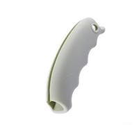Poignée de transport en silicone pour sacs de courses lourds, support ergonomique réduit la tension, rose, bleu, vert, 9 x 2,5 cm (vert)