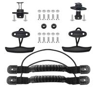 Poignée de transport pour kayaks avec poignée en T et kit de vis d'insertion de drainage, remplacement de bouchon de canoë, poignée de transport ergonomique pour kayak, canoë, bateau