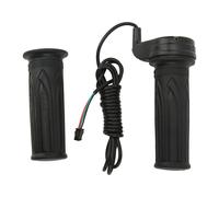Poignée de vélo électrique, poignée d'accélérateur universelle à rotation complète pour guidon de 22 mm, scooter, noir