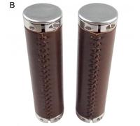 Poignée De Vélo En Faux Cuir Souple, 1 Paire, Accessoires De Cyclisme