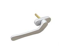 Poignée de verrouillage à battant, poignées de verrouillage de fenêtre for serrure de fenêtre en PVC, porte pliante moustiquaire en forme d'épée mince plate carrée en acier gauche et droite