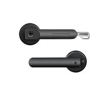 Poignée de verrouillage biométrique Bluetooth Ttlock avec empreinte digitale, rechargeable par USB, antivol, entrée sans clé, maison connectée(Black on App)