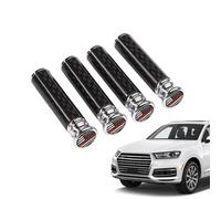 Poignée De Verrouillage De Porte De Voiture | Cache Goupille Sécurité Fibre Carbone | 3.7 x 1 cm Pour Poignée De Serrure De Porte | Pour conducteurs et conductrices, SUV, camping-cars, camions