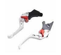 poignée dembrayage Leviers Frein d'embrayage réglables Aluminium CNC pour Moto pour Royal pour Enfield pour Guerrilla 450 Levier dembrayage(Silver)