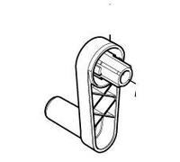 Poignée d'enrouleur de flexible pour nettoyeur haute pression Nilfisk 6528569