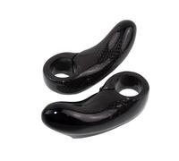 Poignée D'étau De Vélo Rallonges Guidon en Fiber Carbone Extrémité Montagne Petits Auxiliaires Poignée Repos