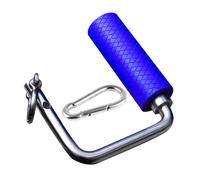 Poignée d'exercice de lutte professionnelle pour musculation, poignet, doigt, 5 cm de diamètre, bleu