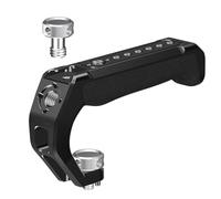 Poignée d'extension antidérapante pour cage d'appareil photo avec support de griffe et système de positionnement universel Arr Poignée en aluminium