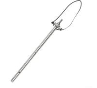 Poignée d'extension de tarière à glace en alliage d'aluminium de 40 cm/60 cm avec poignée antidérapante et design anti-chute, compatible avec la plupart des perceuses à glace (18 mm)