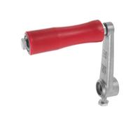Poignée D'extracteur de Miel Trou 16 MM, en Métal, Double Roulement | Acier Inoxydable Rouge, Prise Ergonomique Antidérapante, Réparation Facile, pour Cuve D’extraction Manuelle