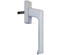 Poignée DIRIGENT carré 7 x 29 mm à tige finition argent FERCO 6-28072-29-0-22