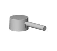 poignée Dornbracht pour paroi de douche 90206600600-06 90206600600 52 x 35 x 117 mm platine mat