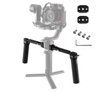 Poignée double SIRUI AM-DSH pour stabilisateurs DJI Ronin RS4/RS4 Pro/RS3/RS3 Pro/RS2/RSC2/Ronin-S/SC,Poignée avec rails NATO, griffe froide et filetages 1/4" & 3/8"