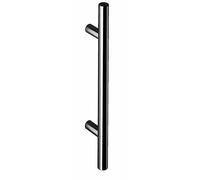 Poignée droite de porte battante droite inox hauteur 400 mm NORMBAU
