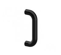 Poignée droite porte battante filetée percée nylon noir STG 83 NORMBAU
