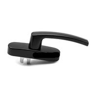 Poignée Droite Universelle, Poignée de fenêtre en Arc Fourche Changement Vitesse Alliage d'aluminium for Mur-Rideau Ouvert intérieur Multicolore(Black)