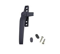 Poignée Droite Universelle, Poignée de Levier Verrouillage fenêtre à battants avec Capuchon Multicolore(Left Dark Gray)