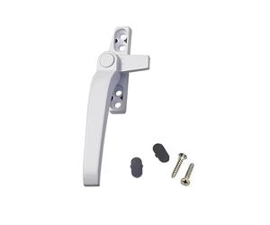 Poignée Droite Universelle, Poignée de Levier Verrouillage fenêtre à battants avec Capuchon Multicolore(Left White)