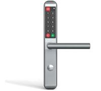 Poignée électronique à code Easykey DOM serrure inox porte intérieure sans clé