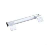 Poignée en alliage d'aluminium pour portes coulissantes, design ergonomique pour une meilleure expérience utilisateur en utilisation intensive (gris argenté)