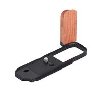 Poignée en Bois Compatible universellement pour poignée de caméra avancée RX1R3 avec Coussinet texturé, Conception à Assemblage Rapide, poignée de caméra en Aluminium