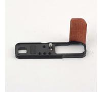 Poignée en bois massif pour appareil photo Fujifilm X-100VI, avec plaque de base en alliage d'aluminium, design vintage