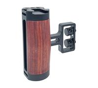 Poignée en bois portable avec poignée latérale montée sur chaussures froides, glisse vers le bas pour poignée en bois en position optionnelle