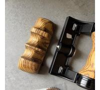 Poignée en bois pour appareil photo Pentax 67 6 x 7 6 x 7 (zebrawoods)