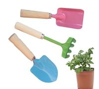 Poignée en bois Shovel de jardin, outils de jardinage set | Poignée en bois paléo de jardin - Conception antidérapante pour patio, ferme, pa