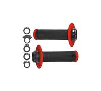 Poignée en caoutchouc PROGRIP "708 SCS" Type : Lock-On MX, 2 Ko rouge / noir
