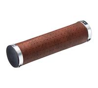 Ritchey Poignées de guidon Classic Locking Grip 130 mm cuir synthétique marron