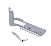 Poignée en L à dégagement rapide pour appareil photo Panasonic GX9 GX7II/III GX85 GX80 Accessoires de prise de vue verticale (argent)