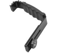 Poignée en L pour appareil photo, flash, vidéo, avec 2 griffes latérales standard pour fixer le support DSLR