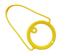Poignée en paracorde pour bouche large, poignée de sangle de bouteille | Sangle de support souple pour rendre la bouteille portable pour thé au lait, tass Jaune