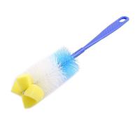 Poignée En Plastique Bouteille Tasse Isolant Propre Brosse Éponge Blanc Jaune Bleu