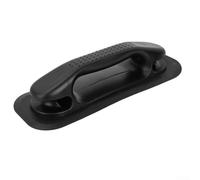 Poignée en PVC pour kayak, canoë et planche à pagaie, poignée ergonomique noire de 24 cm, construction durable pour bateaux gonflables, surf, rafting, maintien sûr, léger, facile à transporter et à