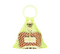 Poignée en résine Pochettes à vin Bouteille de Champagne fourre-Tout de Bouteille d ' Eau Accessoire de fête Mailles Porte-Bouteilles poignée en résine élégante Pochettes à vin