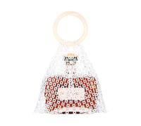 Poignée en résine Pochettes à vin Bouteille de Champagne fourre-Tout de Bouteille d ' Eau Accessoire de fête Mailles Porte-Bouteilles poignée en résine élégante Pochettes à vin