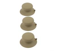 Poignée en silicone à ventouse solide pour couvercles de casseroles offrant une prise en main sûre et une utilisation supplémentaire comme support de téléphone portable pour regarder les mains (Cardic