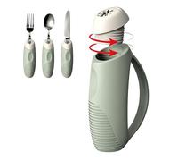 Poignée en silicone anti-secousses pour personnes âgées et patients avec tremblements de la main, supports universels de vaisselle en matériaux de qualité alimentaire, aide alimentaire ergonomique