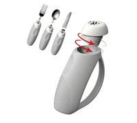 Poignée en silicone anti-secousses pour personnes âgées et patients avec tremblements de la main, supports universels de vaisselle en matériaux de qualité alimentaire anti-tremblements en silicone