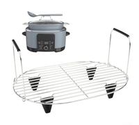 Poignée en silicone pour faitout compatible avec Foodi Pro 8,5 litres, 27,9 x 20 cm, cuiseur vapeur rond en acier inoxydable, dessous de plat, accessoires de cuisine