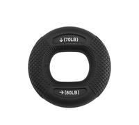 Poignée En Silicone Réglable,20-80lb,Anneau De Préhension,Doigt,Avant-Bras,Entraîneur,Extenseur Carpien,Exercice D'entraînement Musculaire,Salle De Sport,Fitness - Type Black 70-80 #B