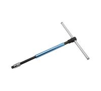 Poignée en "T" avec barre rotative pour douilles et embouts - 1/4"