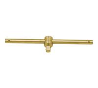 Poignée en T, raccord 1/2", matériau en aluminium, utile pour les systèmes de tuyauterie et les applications hydrauliques.